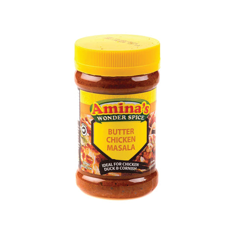 Amina's Butter Chicken Paste 325g, supplied by Caterlink SA.