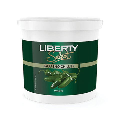 Liberty Whole Jalapeno Chilies 2.5kg, supplied by Caterlink SA.