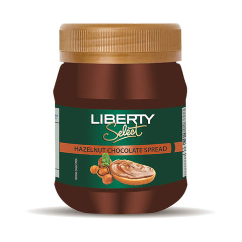 Liberty Chocolate Hazelnut Spread 400g, supplied by Caterlink SA.