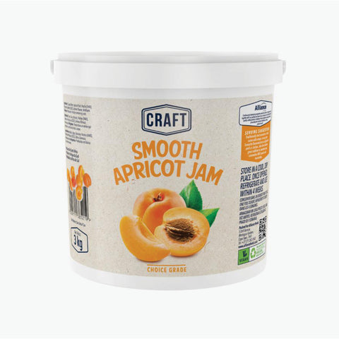 Craft Apricot Jam 3kg, supplied by Caterlink SA.