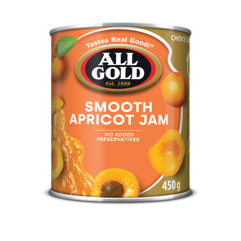 All Gold Apricot Jam 450g, supplied by Caterlink SA.