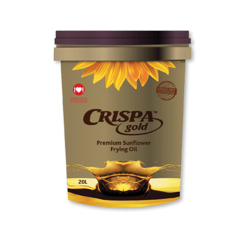 Crispa Sunflower Oil 20lt, supplied by Caterlink SA.