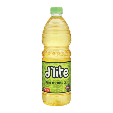 D'Lite Cooking Oil 750ml, supplied by Caterlink SA.