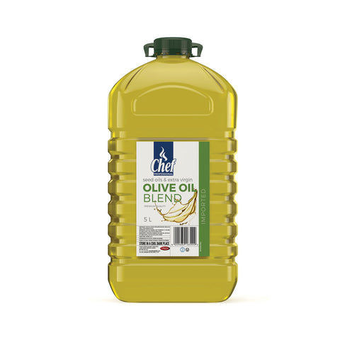 Chef Olive Oil Blend 5lt, supplied by Caterlink SA.