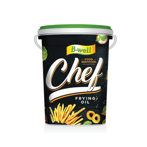 B-Well Chef Frying Oil 20lt, supplied by Caterlink SA.