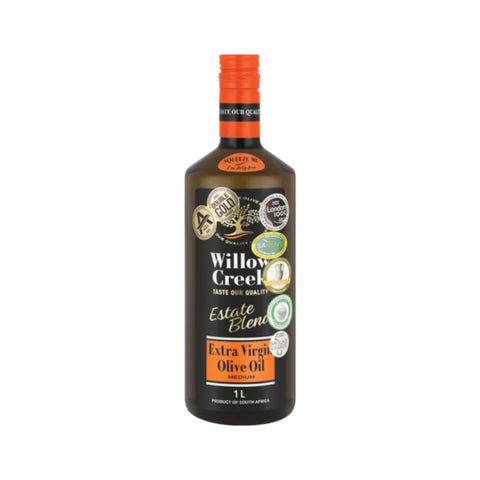 Willowcreek Extra Virgin Olive Oil 1lt, supplied by Caterlink SA.