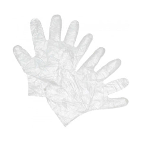 Disposable Clear Plastic Gloves, supplied by Caterlink SA.