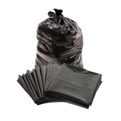 Heavy Duty Black Refuse Bags 40mic 100's, supplied by Caterlink SA.