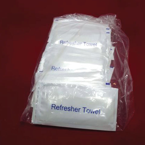 Wetmates Disposable Refresher Towels 10 x 50, supplied by Caterlink SA.