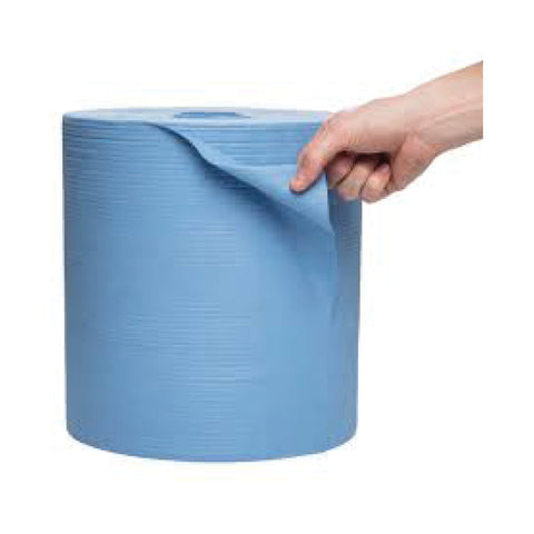 Blue Perforated Jumbo Roll Each, supplied by Caterlink SA.