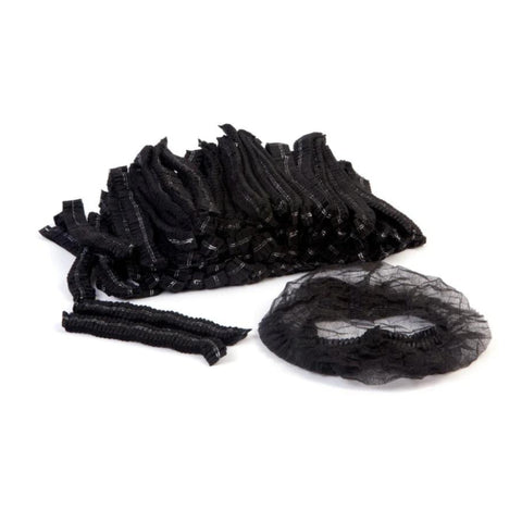 Black Mop Caps 100's, supplied by Caterlink SA.