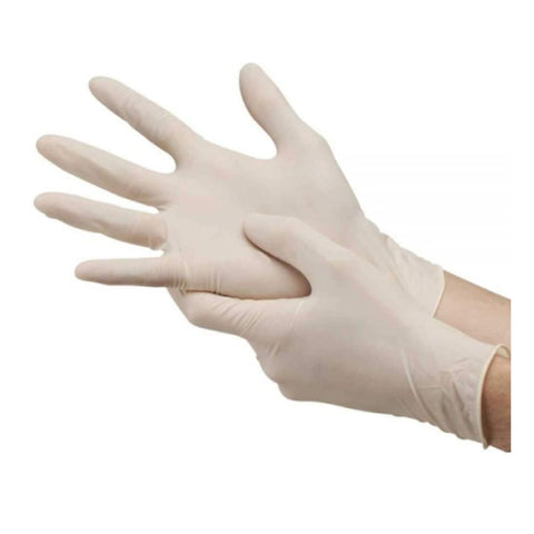 Disposable Large Latex Powder Free Gloves, supplied by Caterlink SA.