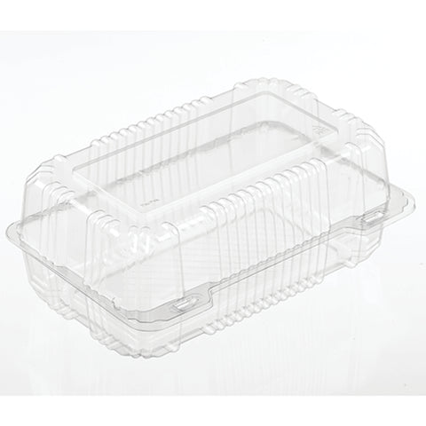 Clear Rectangular Clamshell 75, supplied by Caterlink SA.