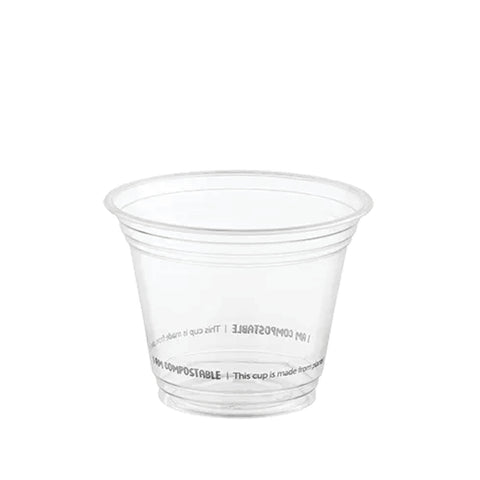 Biodegradable Clear Smoothie Cups 265ml 50's, supplied by Caterlink SA.