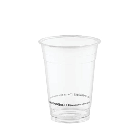 Biodegradable Clear Smoothie Cups 500ml 50's, supplied by Caterlink SA.