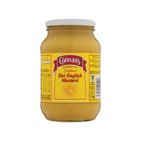 Colmans Hot English Mustard, supplied by Caterlink SA.