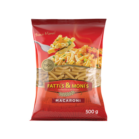 Fatti's & Moni's Macaroni 500g, supplied by Caterlink SA.