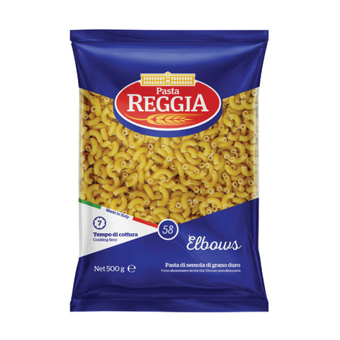 Reggia Macaroni 500g, supplied by Caterlink SA.