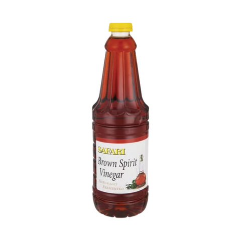 Safari Brown Vinegar 750ml, supplied by Caterlink SA.