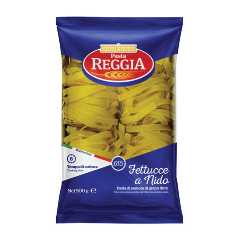 Reggia Tagliatelle Nests 500g, supplied by Caterlink SA.