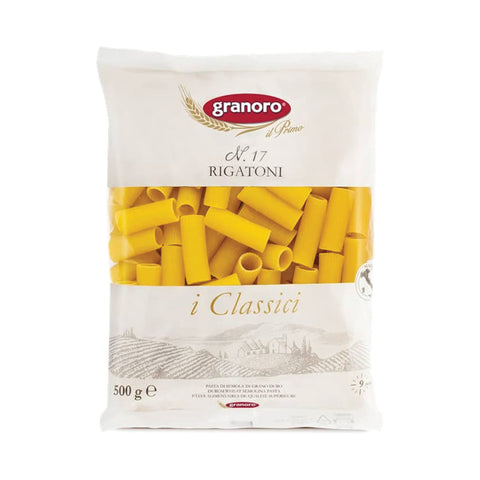 Granora Rigatoni 500g, supplied by Caterlink SA.