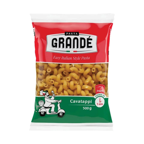 Pasta Grande Cavatappi 500g, supplied by Caterlink SA.