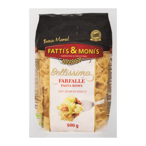 Fatti's & Moni's Farfalle Pasta Bows, supplied by Caterlink SA.