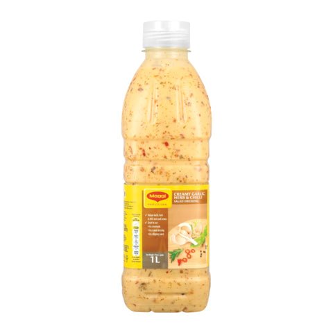 Maggi Creamy Garlic, Herb & Chili Dressing 1lt, supplied by Caterlink SA.