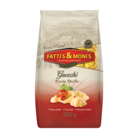 Fatti's & Moni's Gnocchi Dried Large Pasta Shell 500g, supplied by Caterlink SA.