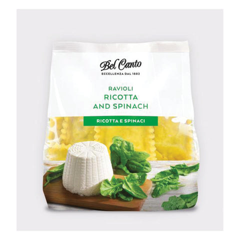 Granora Ravioli Ricotta Spinach 500g, supplied by Caterlink SA.