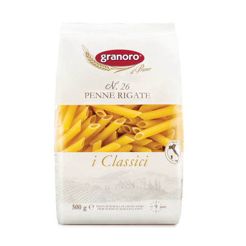 Granora Rigate Penne 500g, supplied by Caterlink SA.