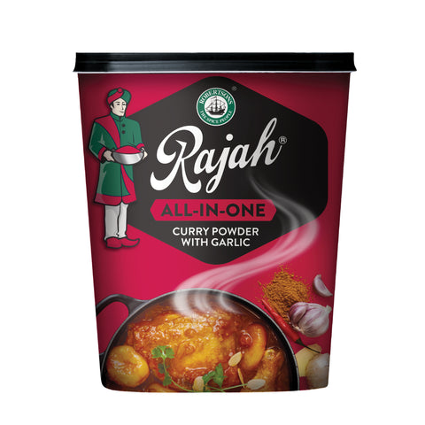 Rajah All-In-One Curry Powder 800g, supplied by Caterlink SA.