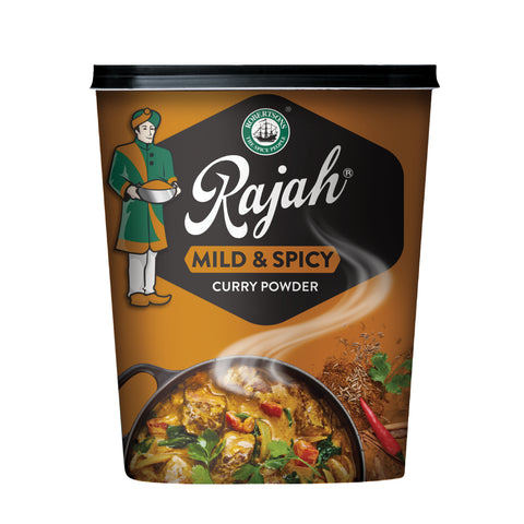 Rajah Mild & Spicy Curry Powder 800g, supplied by Caterlink SA.