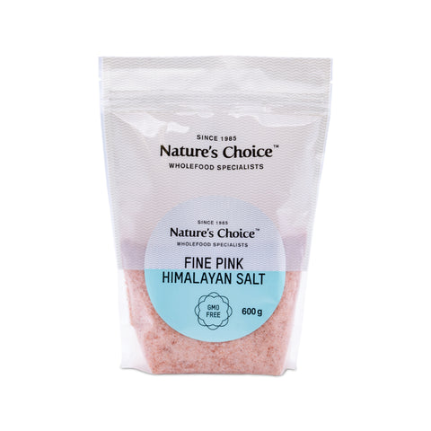 Natures Choice Fine Pink Himalayan Salt 600g, supplied by Caterlink SA.