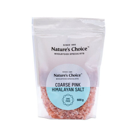 Natures Choice Course Pink Himalayan Salt 600g, supplied by Caterlink SA.