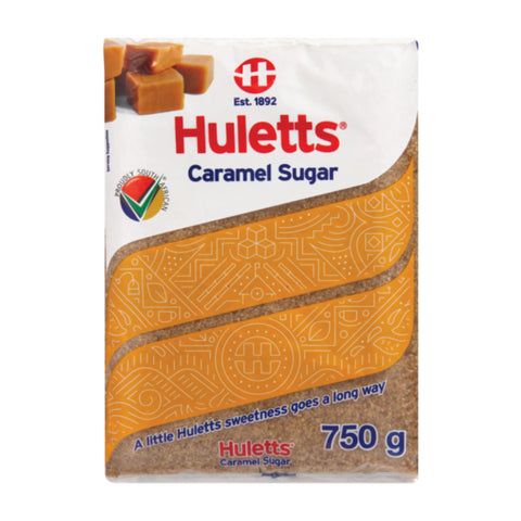 Huletts Caramel Sugar 750g, supplied by Caterlink SA.