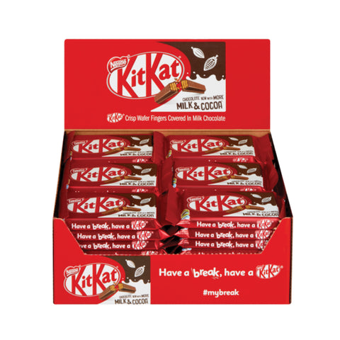 Nestle Kit Kat 4 Finger Chocolate 48 x 41.5g, supplied by Caterlink SA.