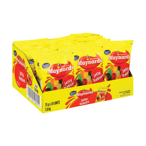 Beacon Maynards Jelly Babies 24 x 75g, supplied by Caterlink SA.