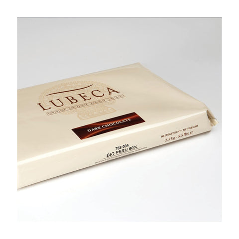 Lubeca 70% Dark Chocolate 2.5kg, supplied by Caterlink SA.